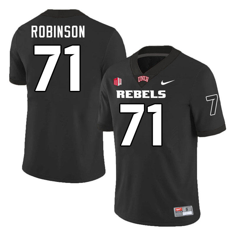 Ace Robinson UNLV Jersey,UNLV Rebels Football Uniforms,Jerseys,Gears-Black